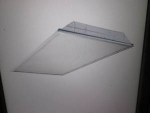 2 ft x 4 ft White Integrated LED Dr...