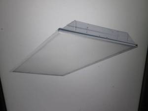 2 ft x 4 ft White Integrated LED Dr...