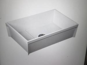 Molded Stone Floor-Mount Mop Servic...