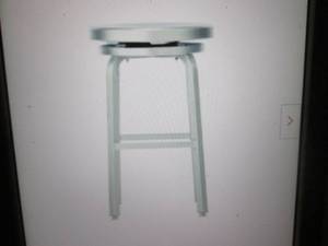 Melanie 24 Brushed Aluminum Swivel...