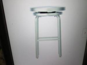 Melanie 24 Brushed Aluminum Swivel...