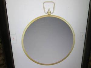 Gold Decorative Round with Handle W...