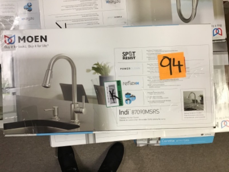 Moen Indi Single Handle Pull Down Sprayer Kitchen Faucet With
