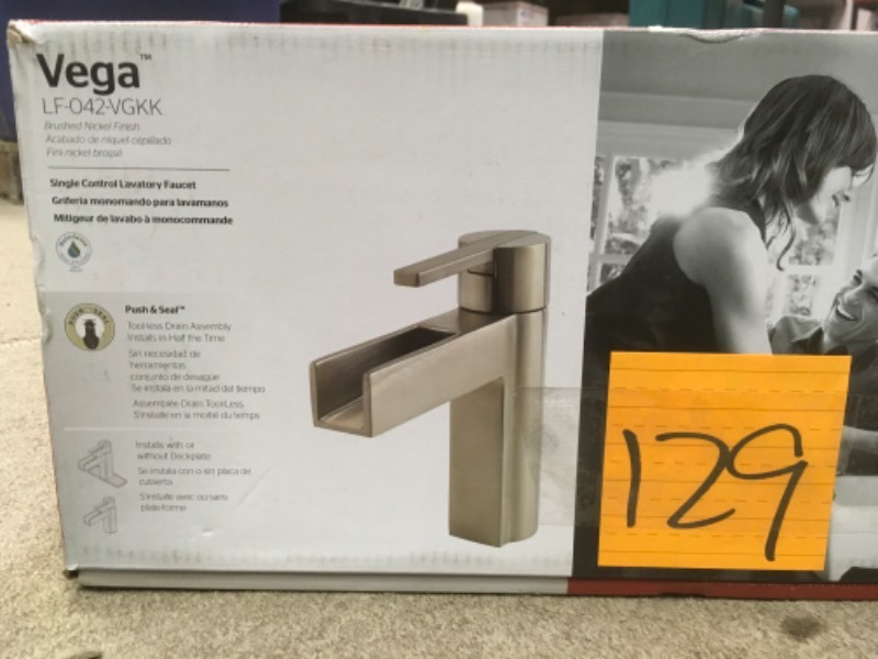 Pfister Lf 042 Vg Vega Bathroom Sink Faucet Nickel Kx Real