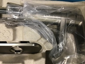 lot 41 image: Moen Genta Single Hole Single-Handle Bathroom Faucet in Spot Resist Brushed Nickel