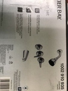 lot 110 image: Glacier Bay Aragon 3-Handle 1-Spray Tub and Shower Faucet in Chrome (Valve Included)