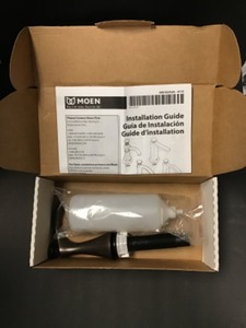 lot 74 image: Moen Transitional Soap Dispenser in Oil Rubbed Bronze