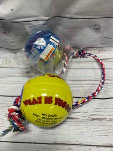lot 8 image: Lot of 2 New Tuggo Float Dog Toys $30 retail