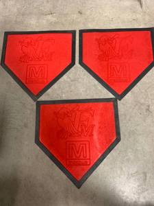 lot 21 image: Set of 3 FM Redhawks Baseball Bases