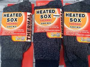 lot 78 image: 3 Pair of Thermal Winter Socks $44.95 retail