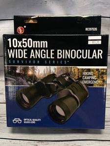 lot 90 image: New 10 x 50 Wide Angle Binoculars