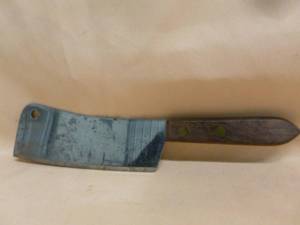 lot 67 image: Vintage Cleaver Knife