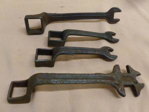 lot 91 image: Antique Buggy Wrenches