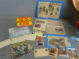 lot 123 image: Vintage Advertisement Items