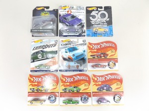 lot 3 image: 9 New in Original Package Hot Wheels Pop Culture Cars