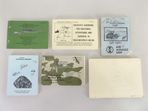 lot 6 image: 1990s First Gulf War Classified Snipers Manuals