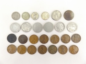 lot 92 image: Lot of Vintage and Antique US Coins, Wheat Pennies,&nbspPhilippines Silver&nbspetc.