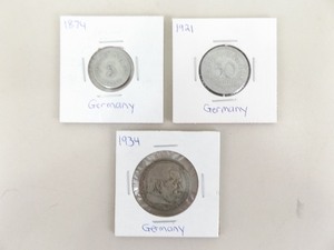 lot 93 image: 3 RARE German Coins