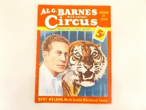 lot 37 image: 1936 Al G. Barnes Wild Animal Circus Magazine