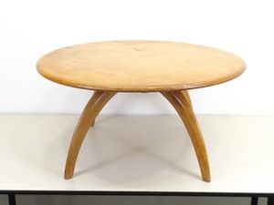 lot 46 image: Vintage Space Age Heywood Wakefield Lazy Susan Coffee Table
