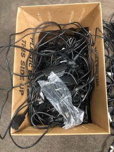 lot 69 image: Lot of Power Cords for Monitors and Laptops