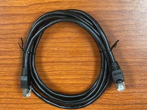 lot 59 image: 2 BOXES NEW IN PACKAGES&nbspSnagless Cat5e Black Ethernet Patch Cables