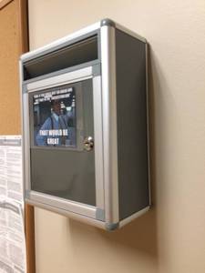 lot 106 image: Locking Suggestion Box