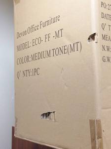 lot 120 image: MSRP $350 New In Box File Cabinet With Key