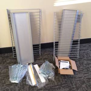 lot 124 image: Slat Wall Shelving & Accessories - Some New In Package