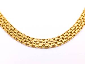 lot 35 image: Fabulous 14k Yellow Gold Italian Estate Necklace