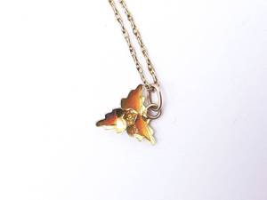 lot 47 image: Delightful Black Hills 10k Gold Estate Pendant on a Gold Filled Chain