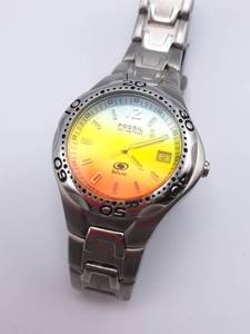 lot 62 image: Fossil BLUE AM-3546 Ladies Rainbow Dial Estate Watch