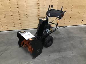 lot 1 image: POWERCARE 24 in. Two-Stage Gas Snow Blower with Electric Start and Headlight