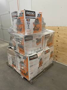 lot 18 image: Lot of 10 Ridgid Shop Vacs
