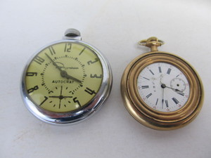lot 160 image: 2 Vintage Pocket Watches