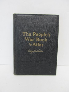 lot 182 image: 1920 The Peoples War Book & Atlas WW1 Hardcover Book - Autographed Edition