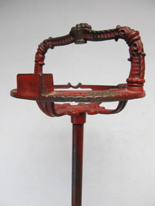 lot 184 image: Antique Ornate Iron MILCAST Smoking Stand