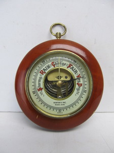 lot 185 image: Vintage HERTERS Advertising Barometer - Made in Germany