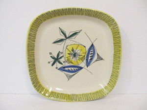 lot 202 image: Mid Century Modern Stavangerflint Norway FLAMINGO Mod Plate