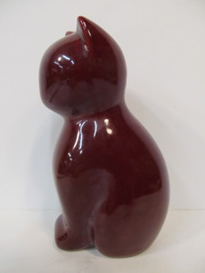 lot 206 image: Mid Century Art Pottery Cat Bank