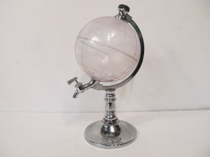 lot 212 image: Godinger World Globe Drink Dispenser