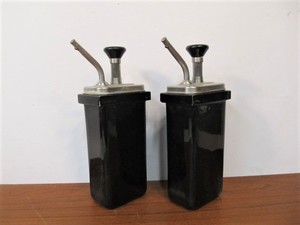 lot 215 image: Original 1930s Soda Fountain Drink Syrup Dispensers