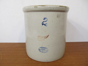 lot 234 image: RED WING Stoneware 2 Gallon Crock