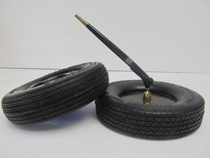 lot 94 image: Vintage BF GOODRICH Tires Advertising Ashtray & Pen Holder