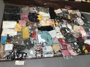 Large Clothing and Accessory Resellers Lot - Shirts, Sunglasses, Scarvs, Belts, Pants, Shoes and MORE