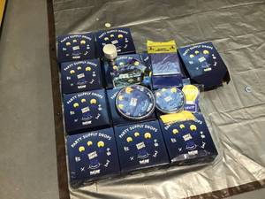 Lot of 12 boxes of Party Supplies