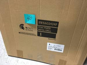lot 40 image: VENTI SWSAG2424F 24X24 Filter Grille White in good condition