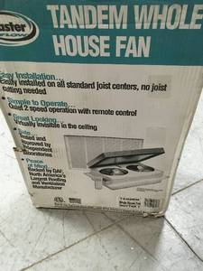 lot 88 image: Ll Building Products WHFT1 Tandem Whole House Fan in good condition