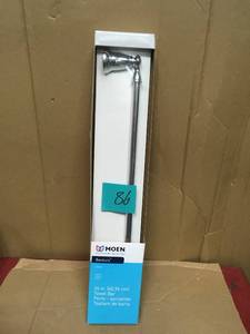 lot 86 image: Banbury 24 in. Towel Bar in Chrome not used