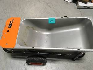 lot 111 image: Worx 4 cu. ft. AeroCart used 